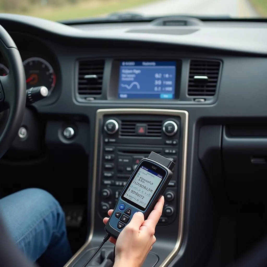 Using an OBD2 Scanner on a Volvo S40