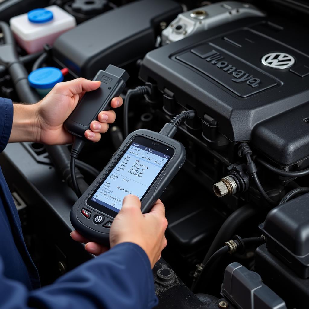 Using an OBD2 Scanner on a VW ABA Engine