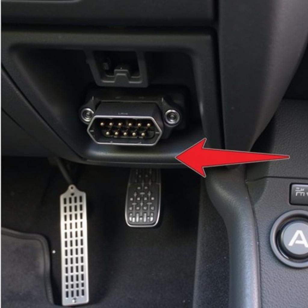 VW Golf 4 OBD2 Port Location