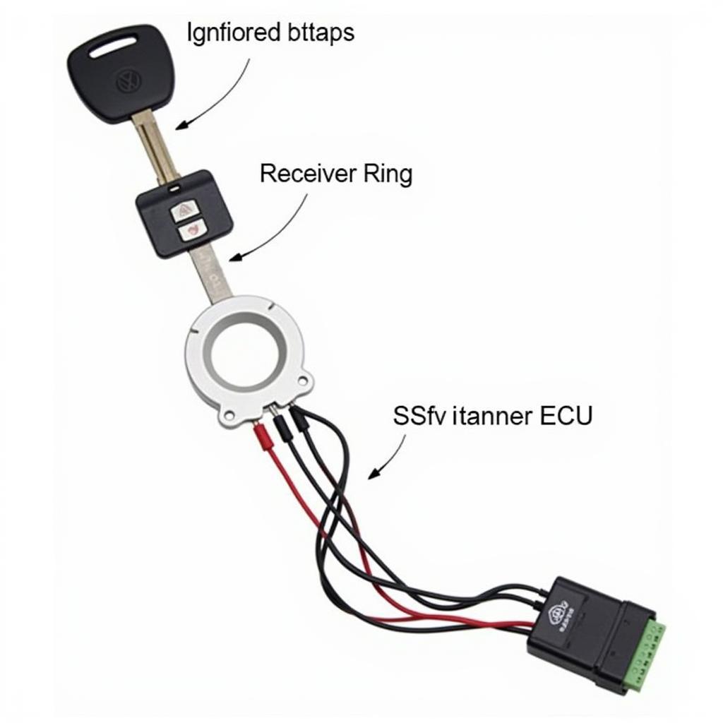 VW OBD2 Immobilizer System Diagram