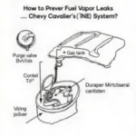 Chevy Cavalier EVAP System Diagram