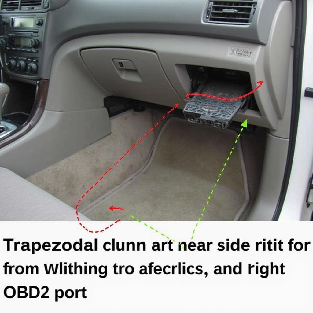 2006 Subaru Outback OBD2 Port Location Under Dashboard