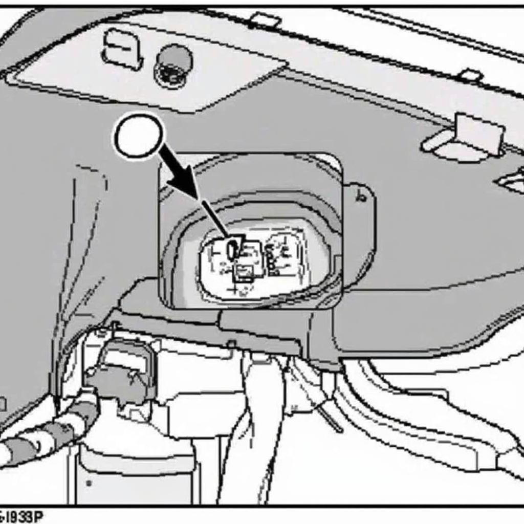 2007 Hino 338 OBD2 Connector Location