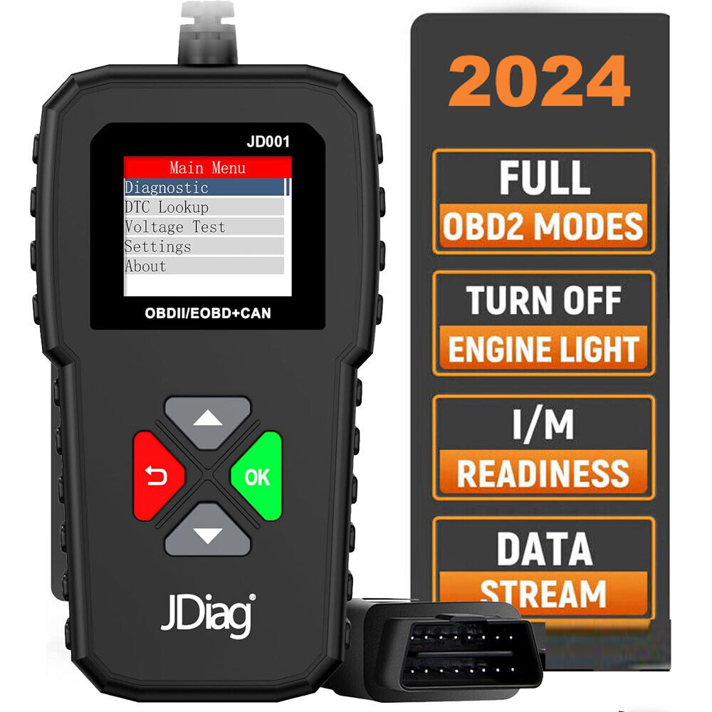 12v Automotive Car OBD2 Scanner OBD Code Reader Check Engine Fault Diagnostic