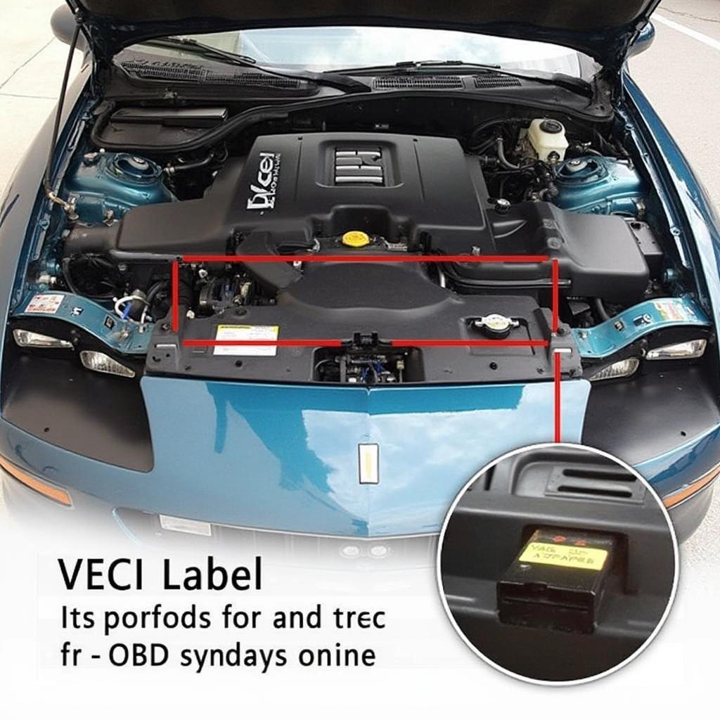 1995 Camaro Engine Bay OBD Identification