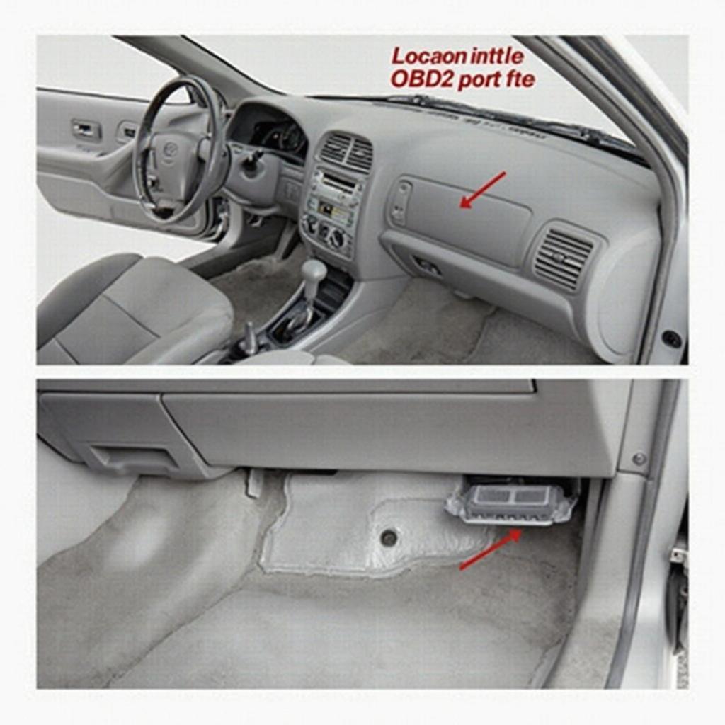 1995 Corolla OBD2 Port Location