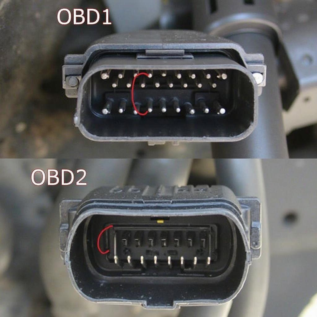 1995 GM OBD Connector Comparison: OBD1 vs OBD2