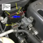 1995 Honda Civic OBD2 Connector Location