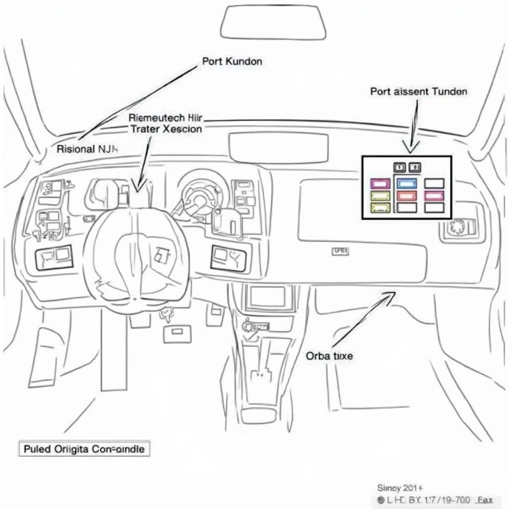 1997 Honda Civic OBD2 Fuse Box Diagram