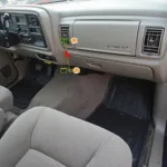 1998 Dodge Ram OBD2 Port Location