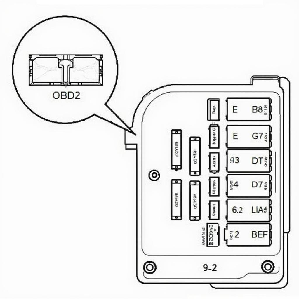 1998 GMC 2500 Classic OBD2 Fuse Location Diagram