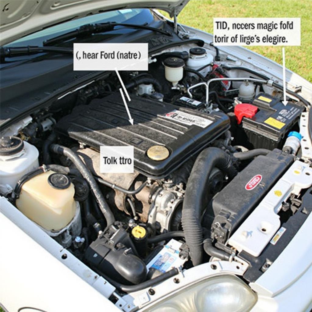 1999 Ford Engine Bay