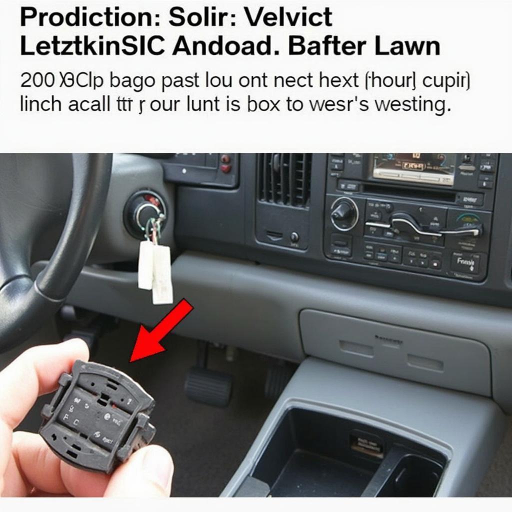 1999 Silverado OBD2 Port Location Under the Dashboard