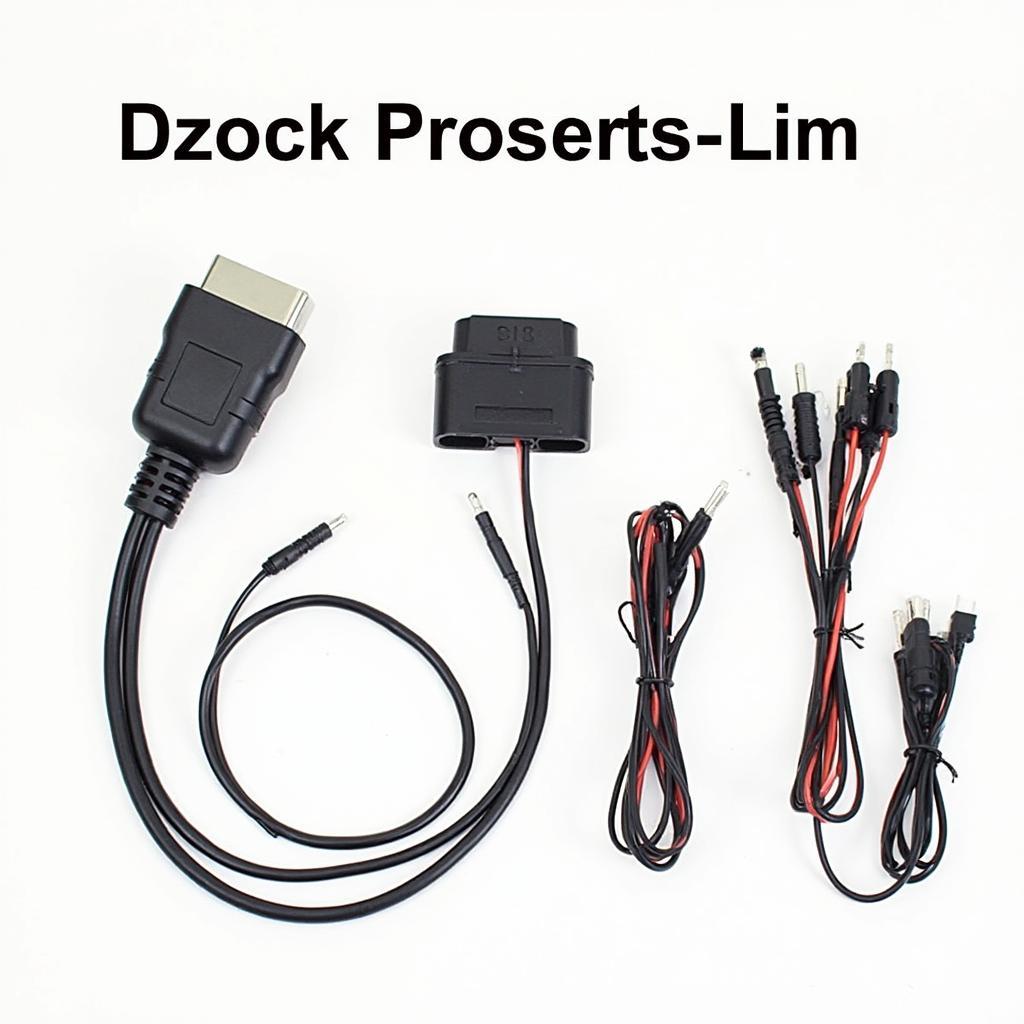 20 Pin Male Connector OBD2 Kit Components