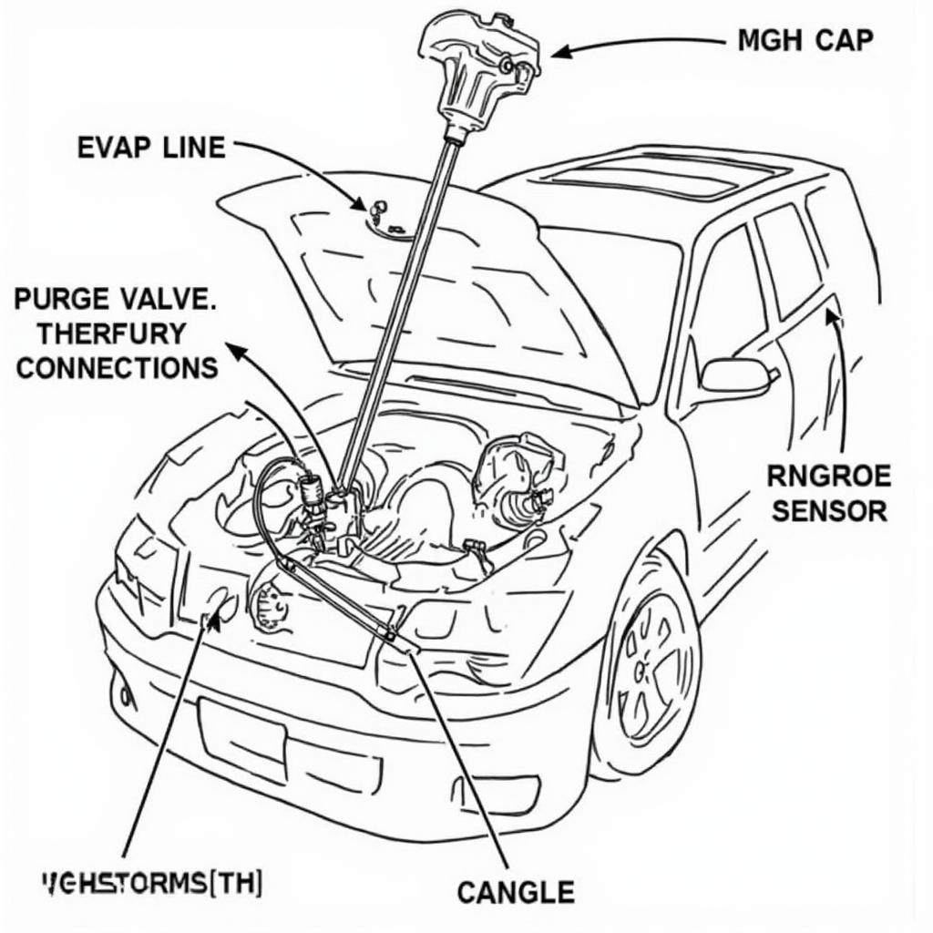 2001 Subaru Forester EVAP System Diagram: Components and Connections