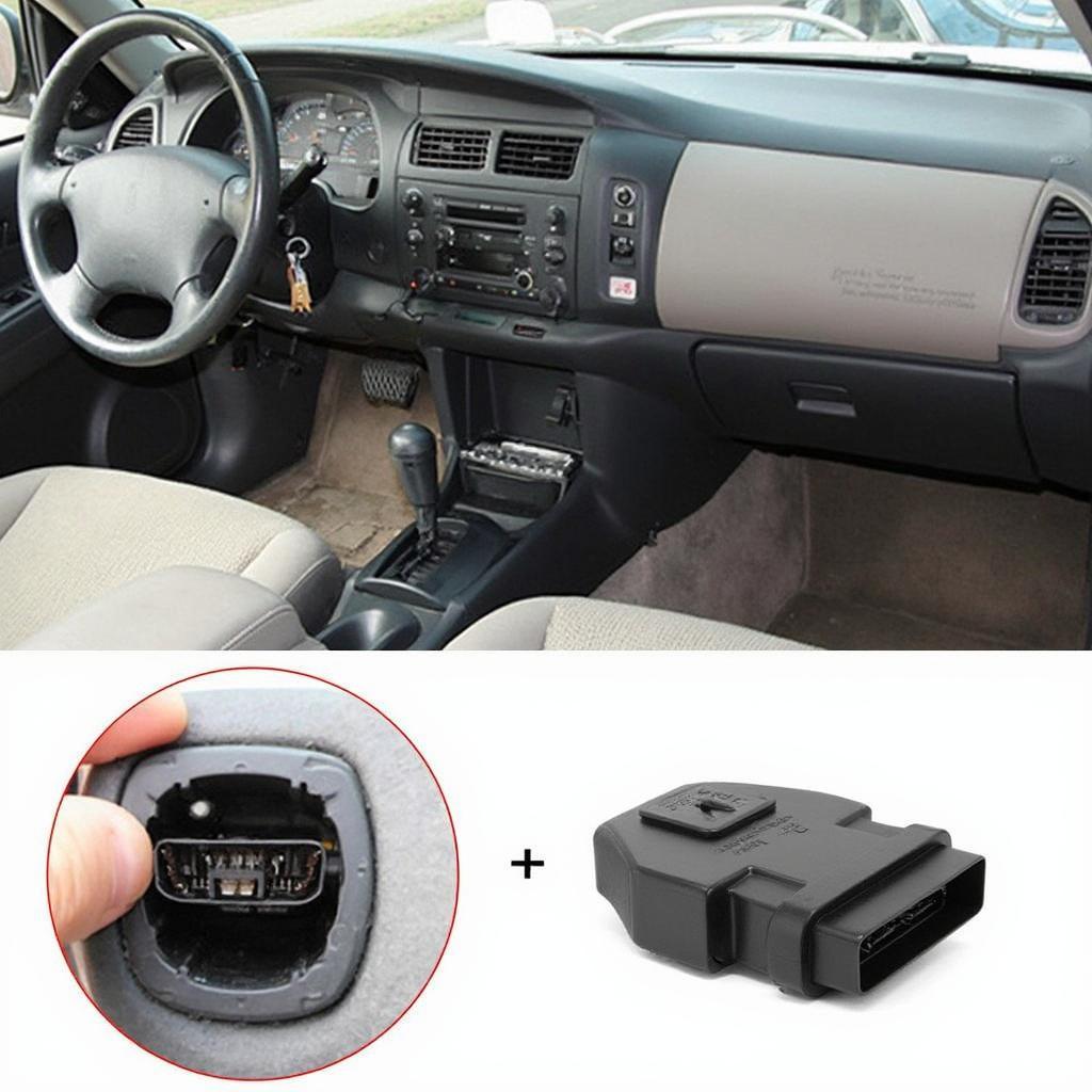 2001 Toyota Tundra OBD2 Port Location