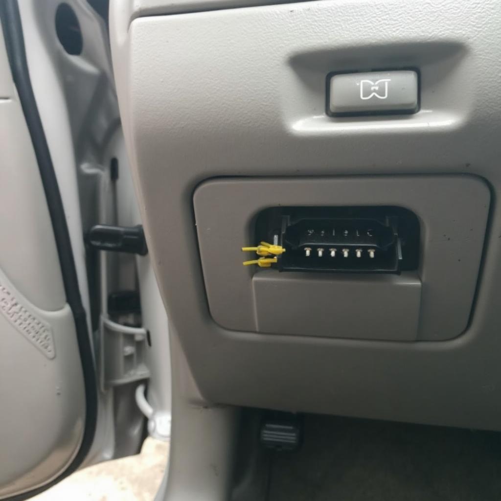 2002 Toyota 4Runner OBD2 Port Location Under Dashboard