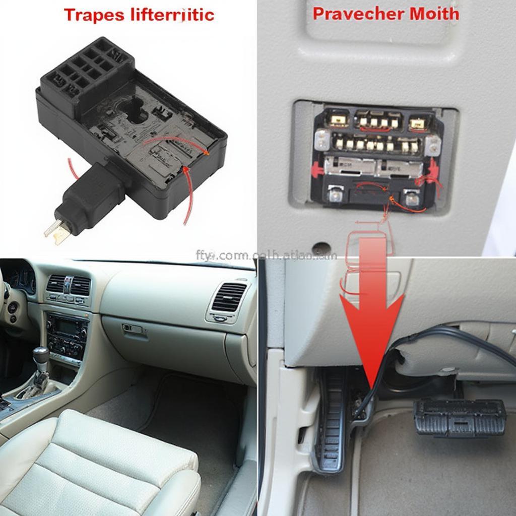 2002 Audi A6 OBD2 Port Location Under Dashboard