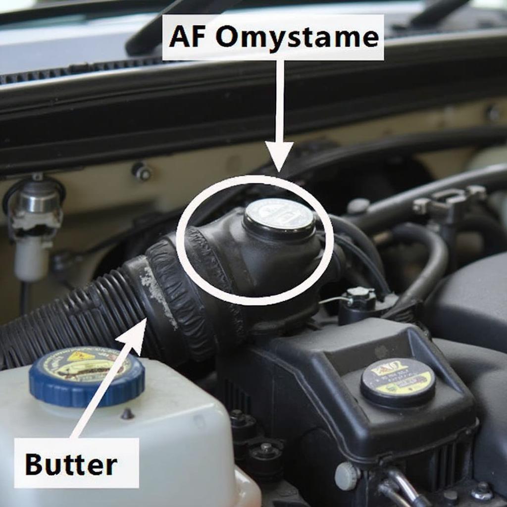 2002 Infiniti QX4 OBD2 Code 1102: MAF Sensor Location