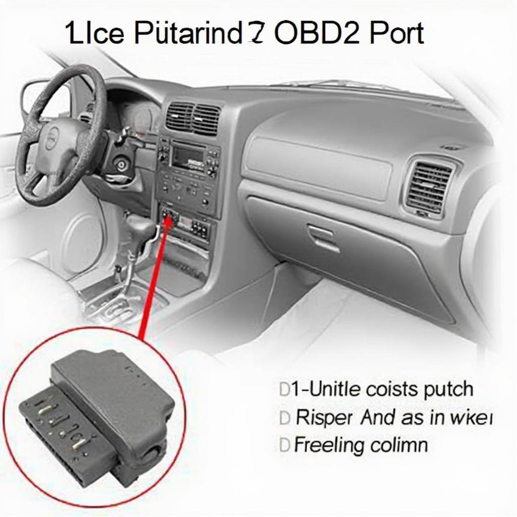 2002 Jeep Grand Cherokee OBD2 Port Location