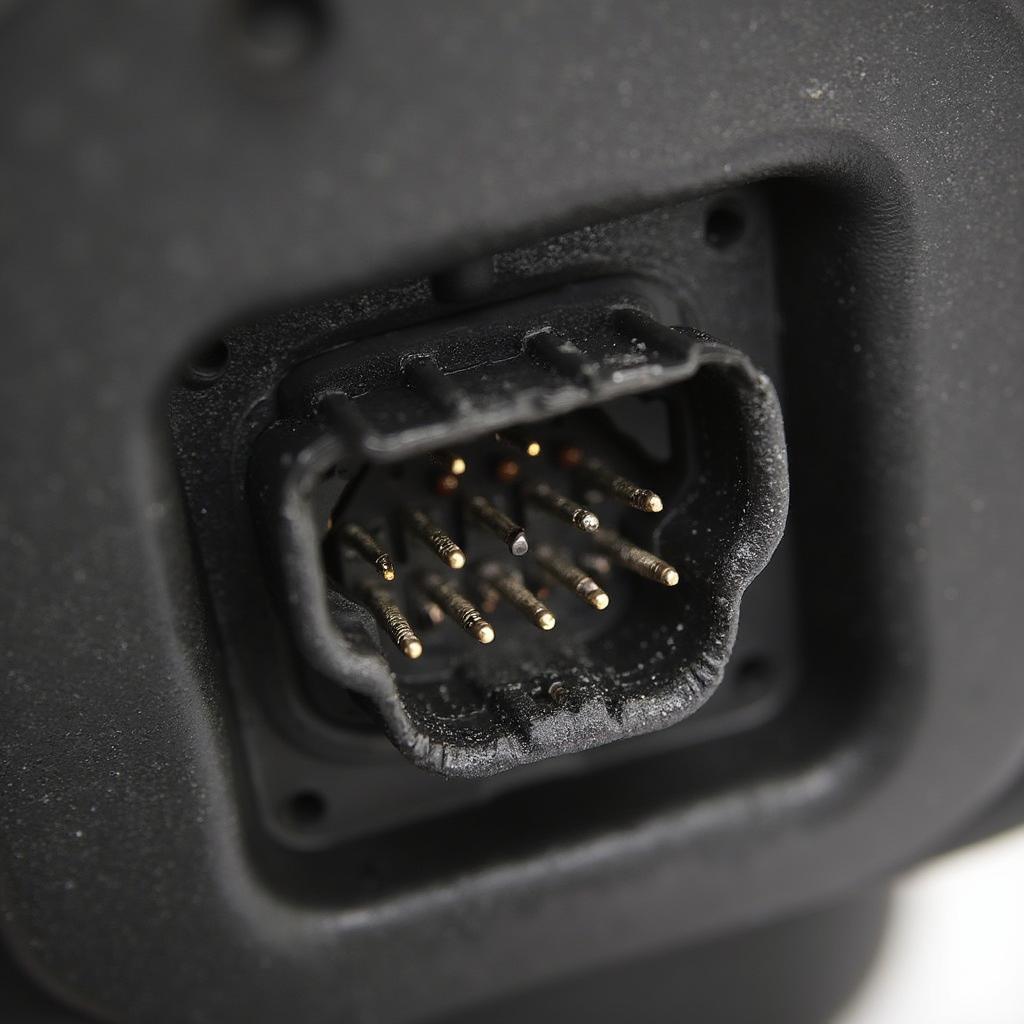 OBD2 Connector 16-Pin Closeup