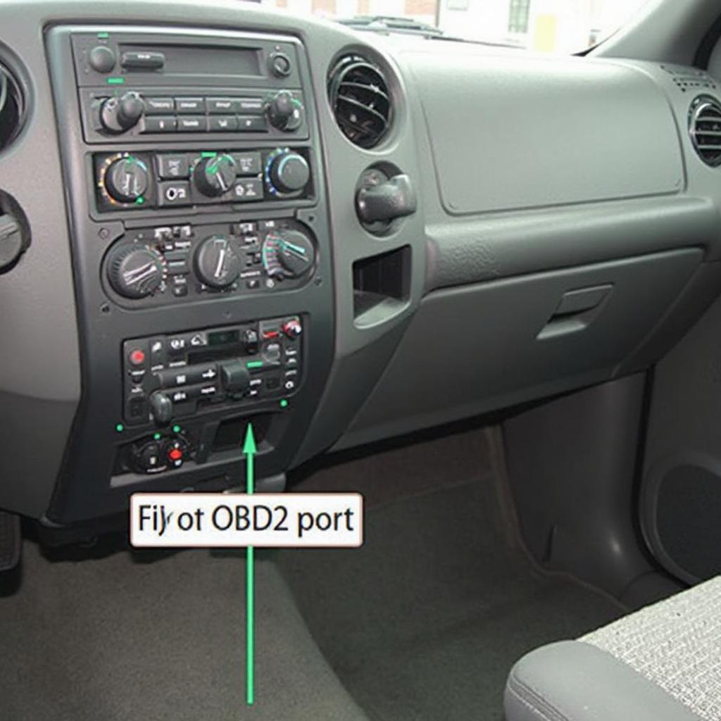 2003 F150 OBD2 Port Location