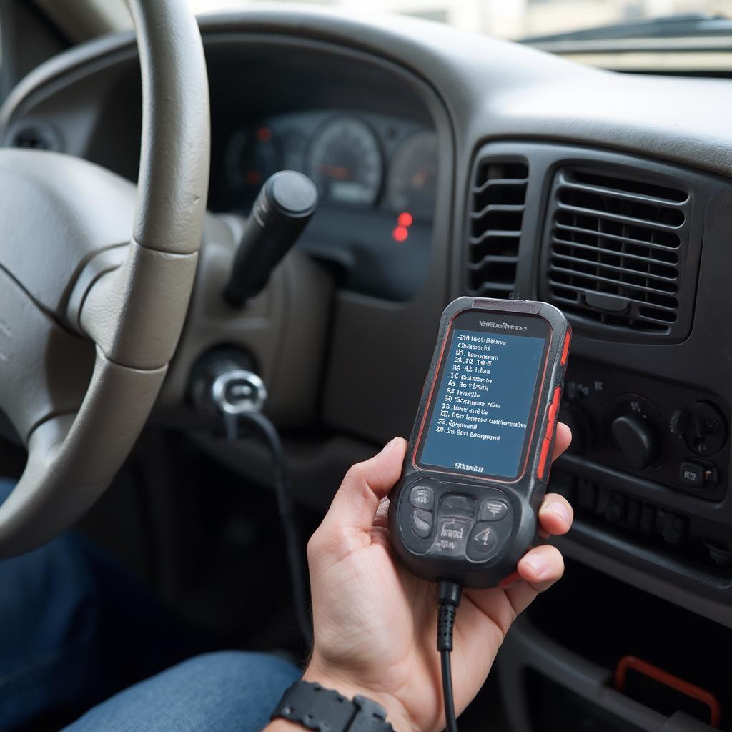 Successfully Reading Codes with an OBD2 Scanner on a 2003 Ford Econoline E150