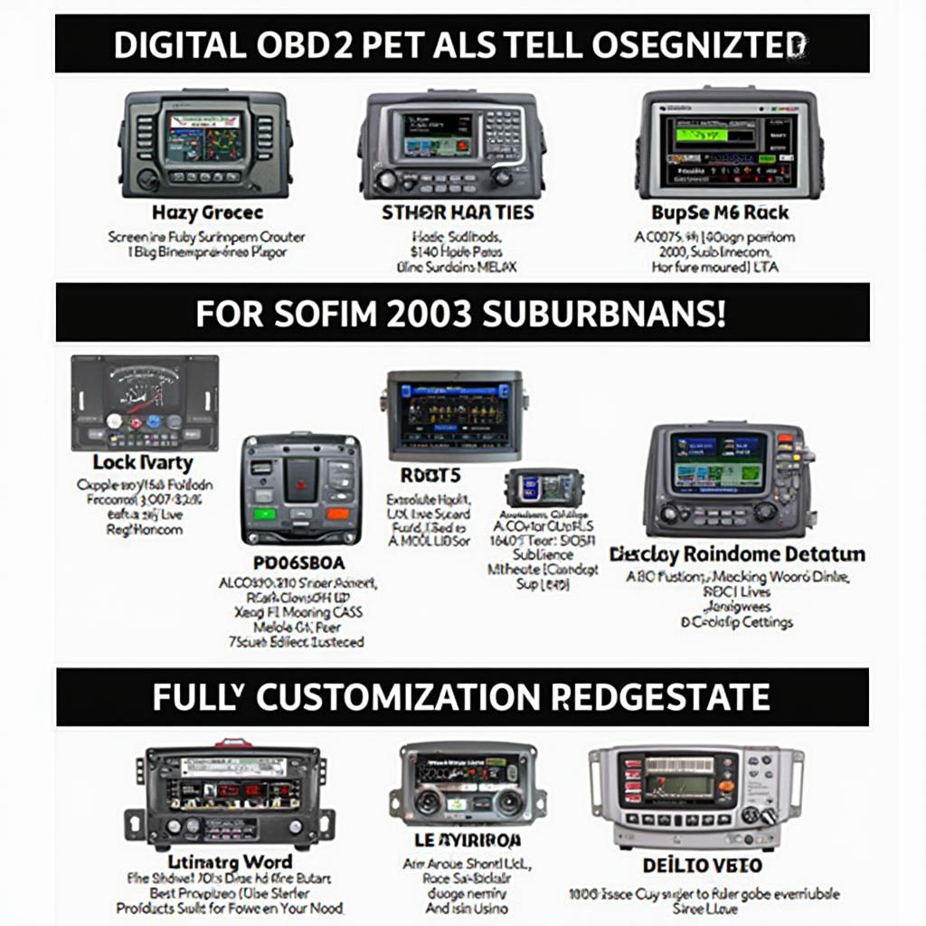 2003 Suburban Digital Gauge Cluster Options