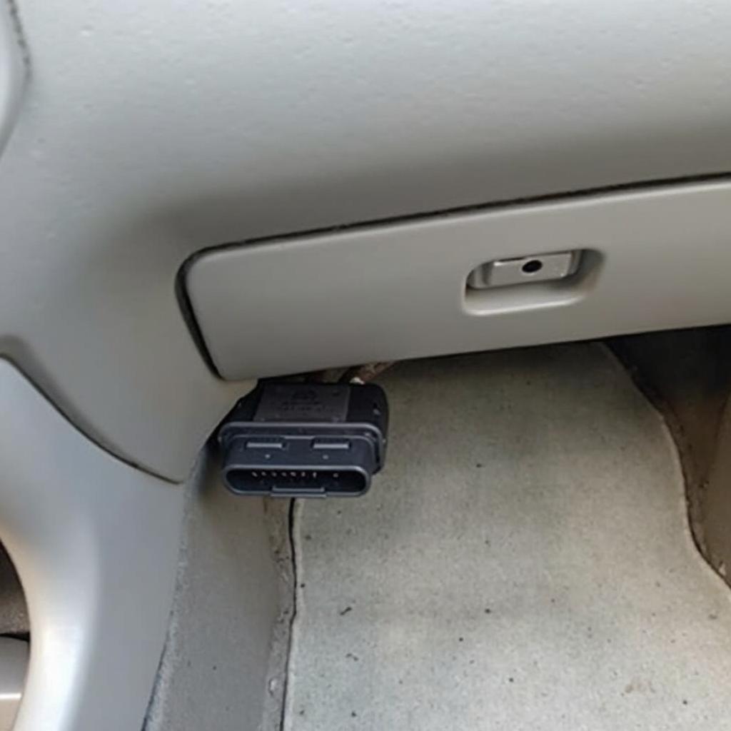 2003 Toyota Highlander OBD2 Port Location Under Dashboard