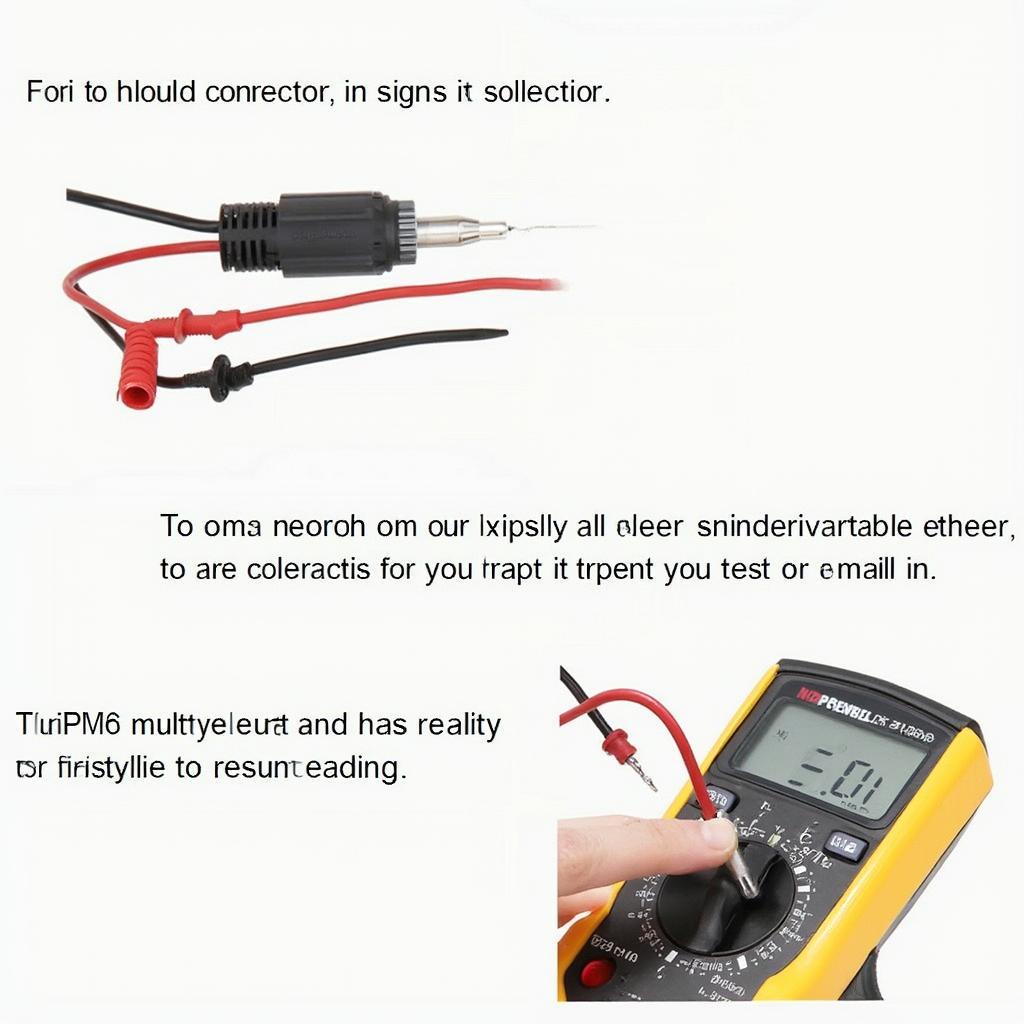 Testing the 2004 GMC Envoy 4.2L OBD2 TPS with a Multimeter