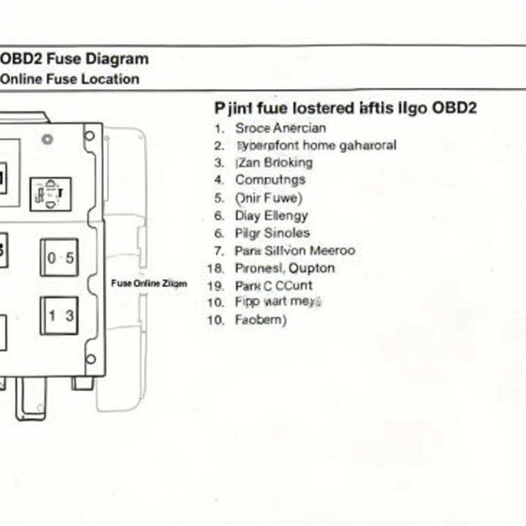 2004 Ford F150 OBD2 Fuse Diagram