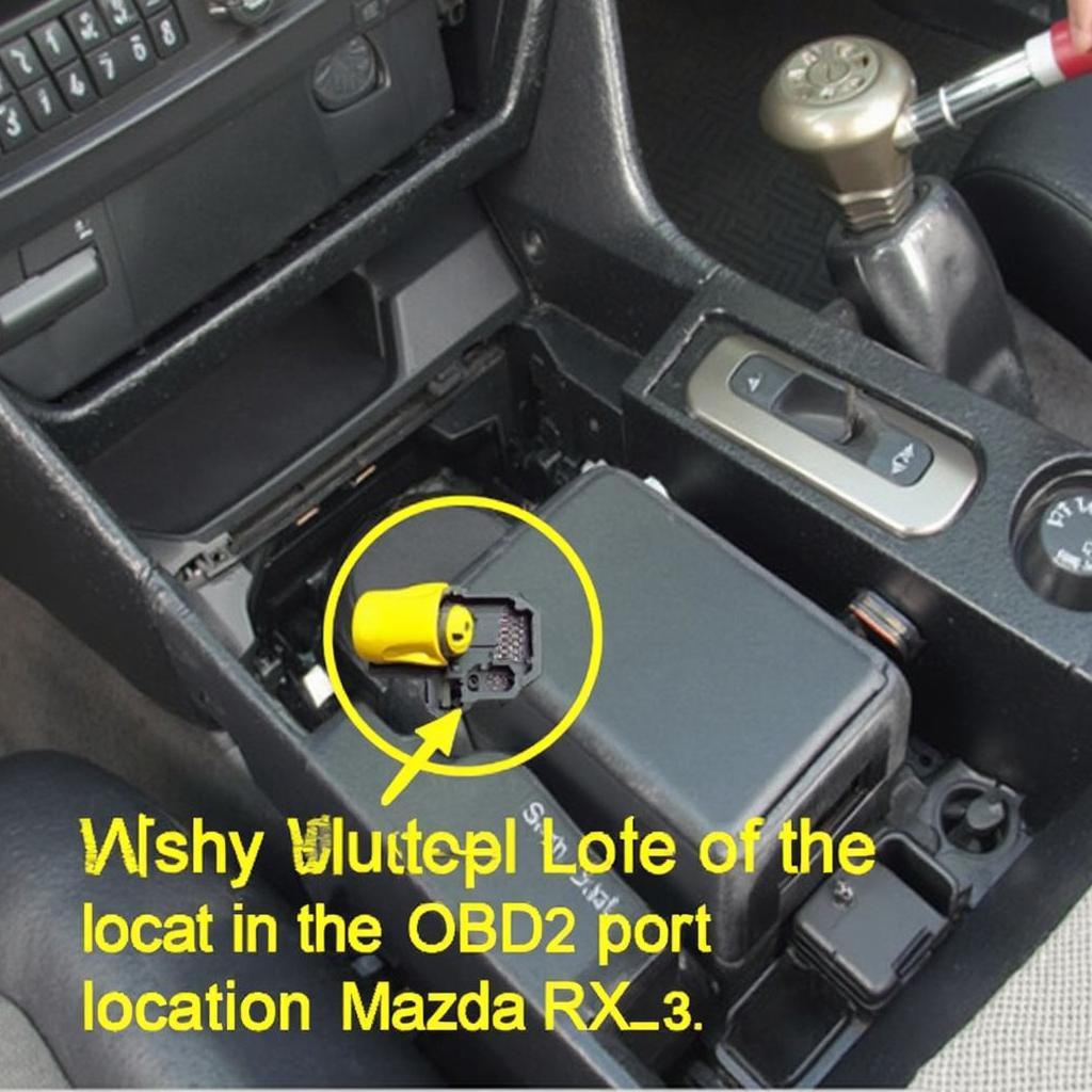 2004 Mazda RX-8 OBD2 Port Location