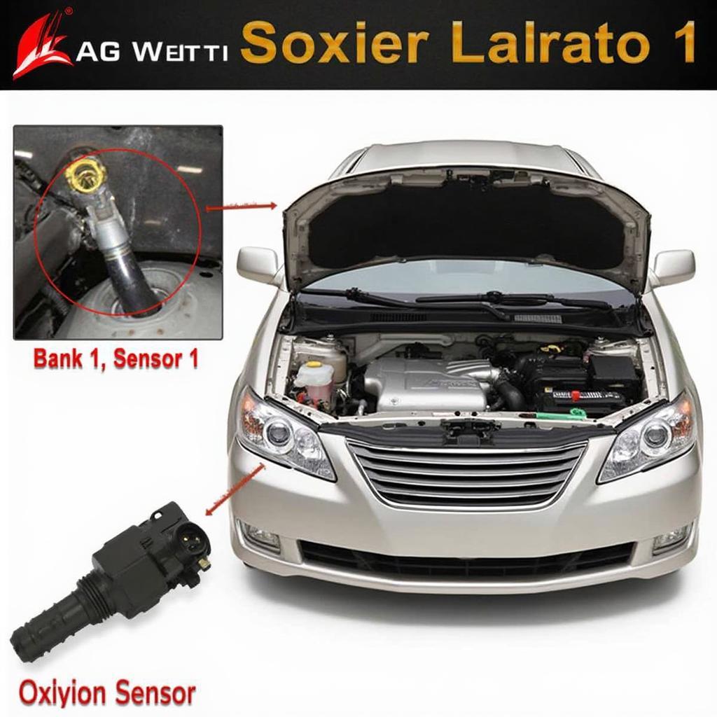 2004 Toyota Avalon P0135 Oxygen Sensor Location