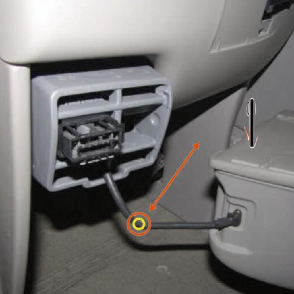 2005 Honda Pilot OBD2 Port Location Under Dashboard