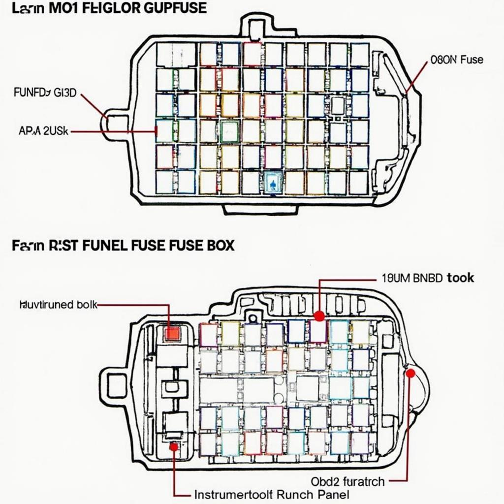 2005 Silverado OBD2 Fuse Location in Underhood Fuse Box and Instrument Panel Fuse Block