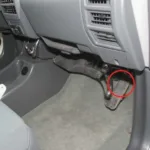 2005 Toyota Tacoma OBD2 Connector Location Under Dashboard