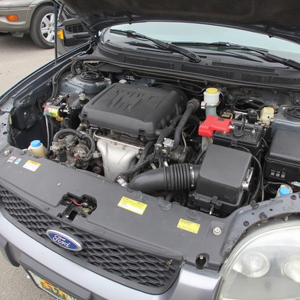 2006 Ford Escape Engine Bay