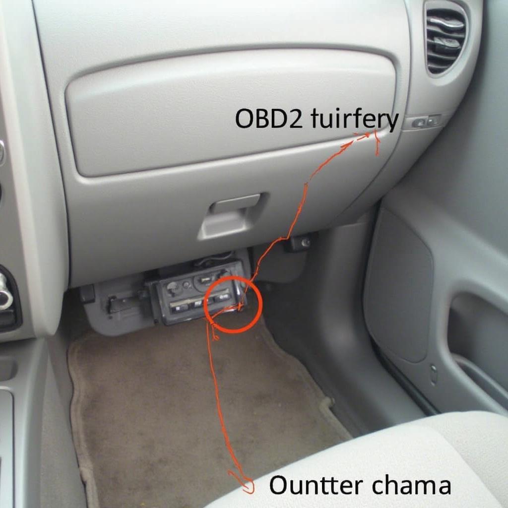 2006 Ford Escape OBD2 Port Location