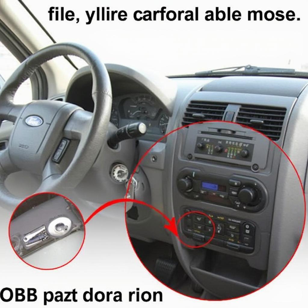 OBD2 Port Location on a 2006 Ford Escape