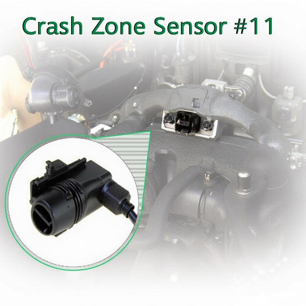 2006 Mazda 3 OBD2 Code B2212 Crash Zone Sensor Location