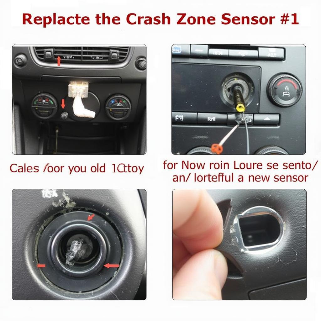 2006 Mazda 3 OBD2 Code B2212 Crash Zone Sensor Replacement