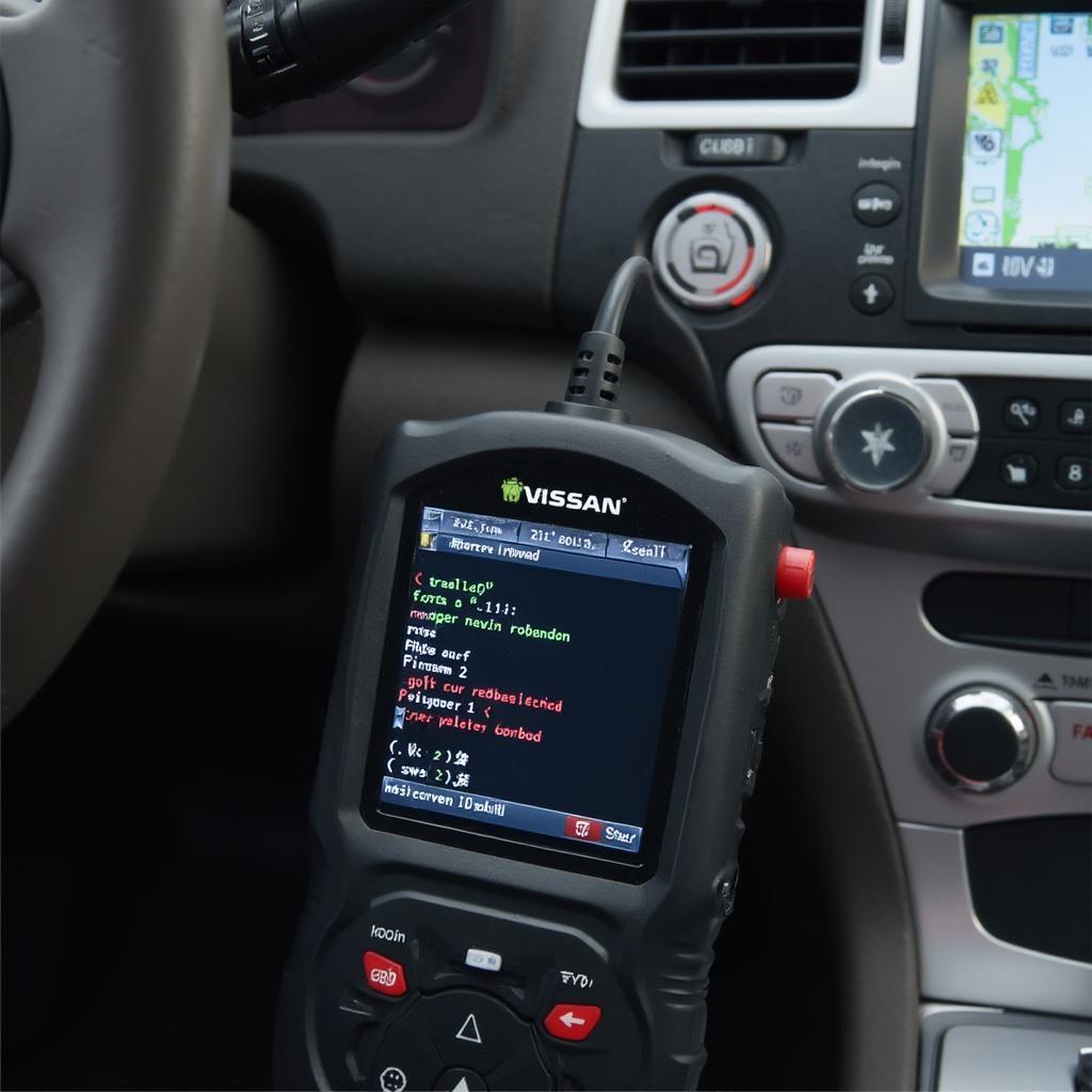 Using an OBD2 Code Reader on a 2007 Nissan Maxima