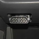 2008 BMW 535xi OBD2 Port Location Under the Dashboard