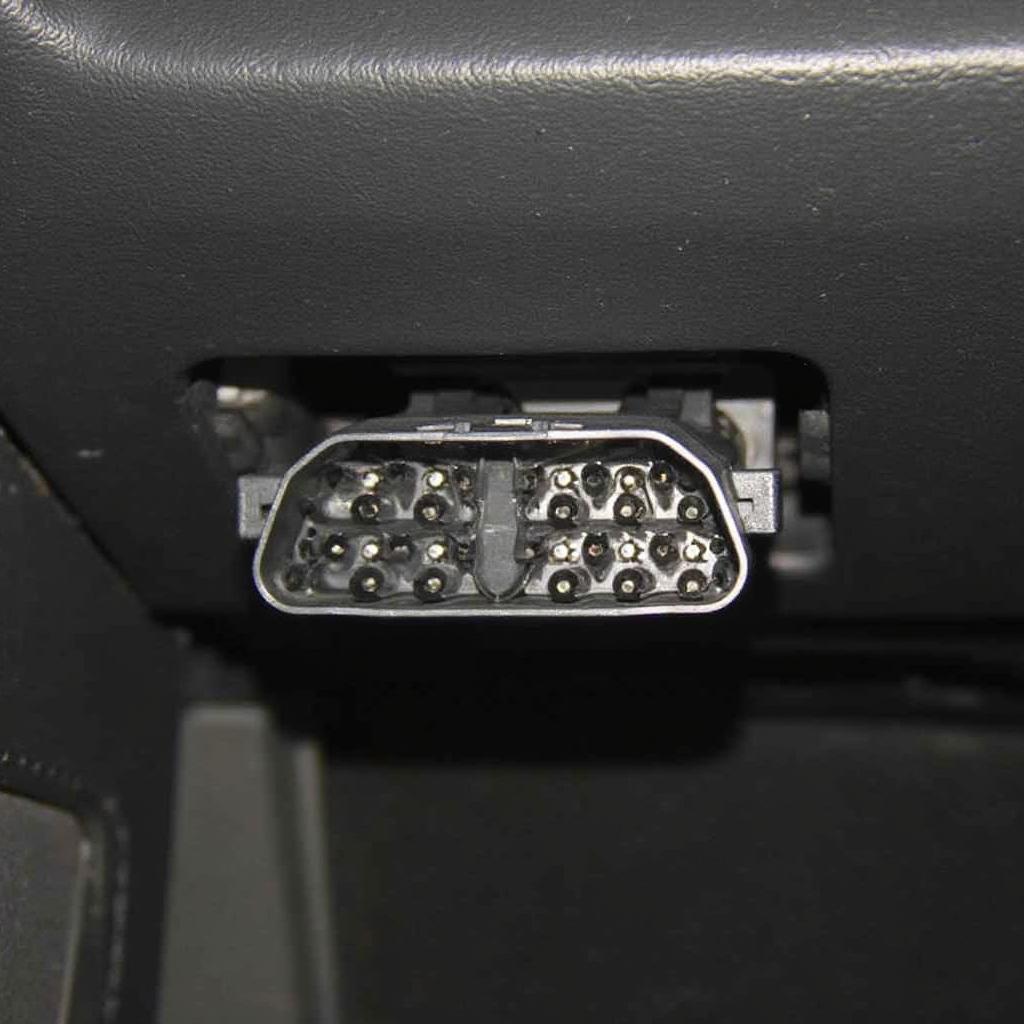 2008 BMW 535xi OBD2 Port Location Under the Dashboard