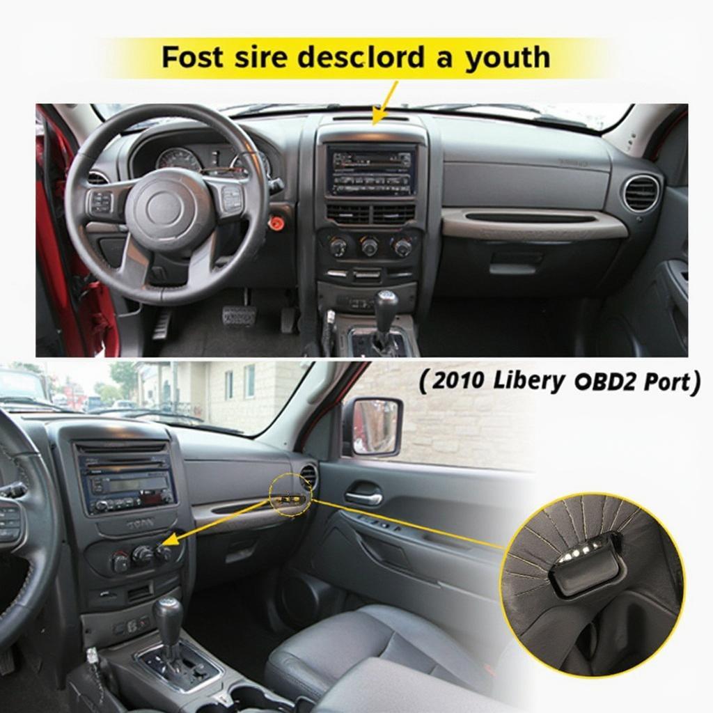 2010 Jeep Liberty OBD2 Port Location