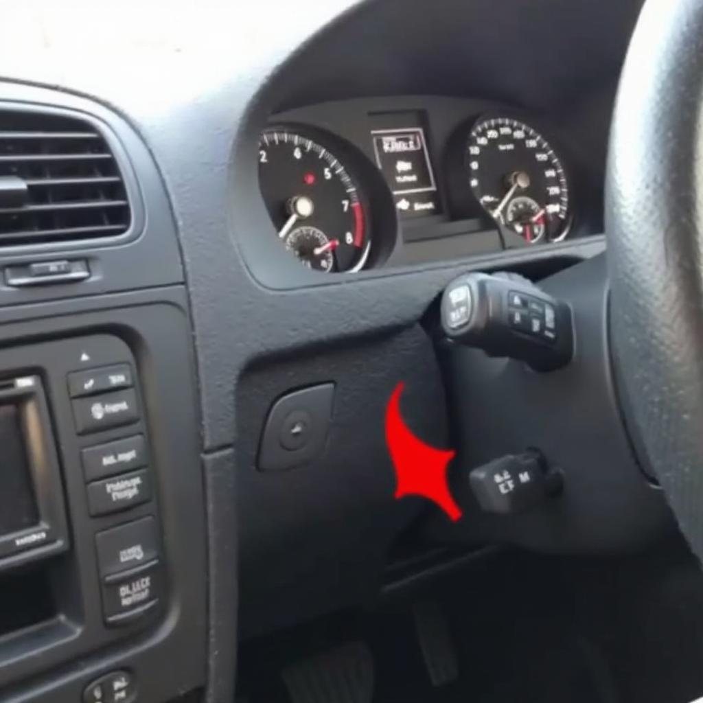 2010 Jetta OBD2 Port Location Under the Dashboard