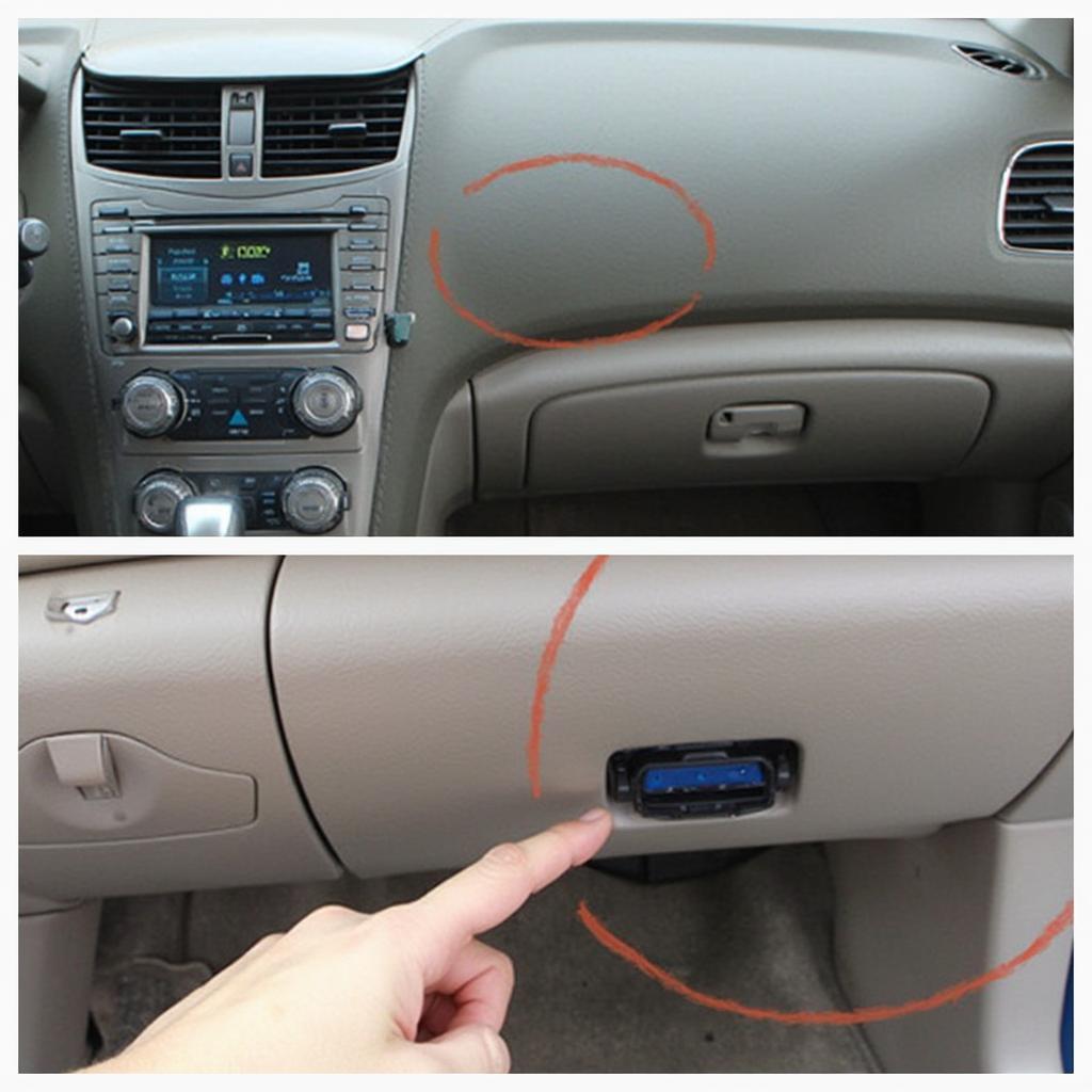 2010 Chevy Malibu OBD2 Port Location Under Dashboard