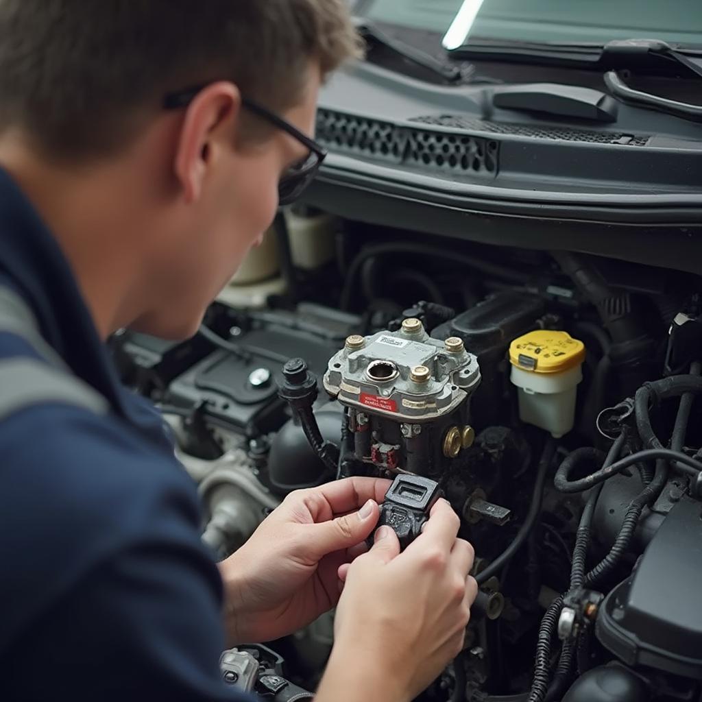 2010 RAV4 EBD Hydraulic Control Unit Inspection