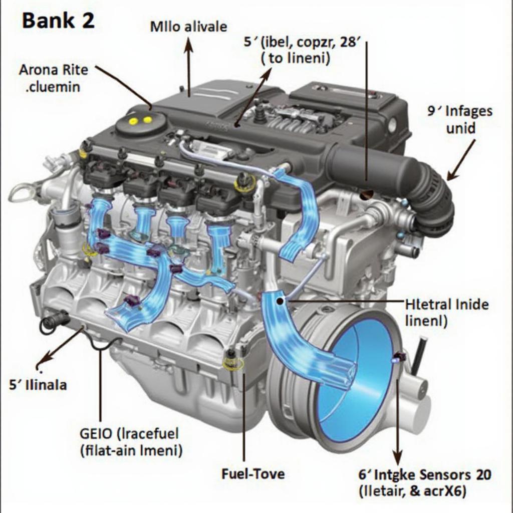 2010 Acura TSX V6 Engine Bank 2 Location and Components