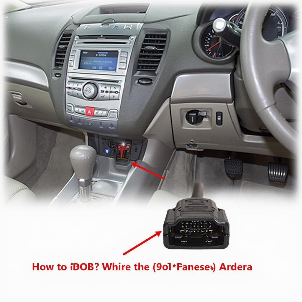 2011 Nissan Altima OBD2 Port Location Under Steering Wheel